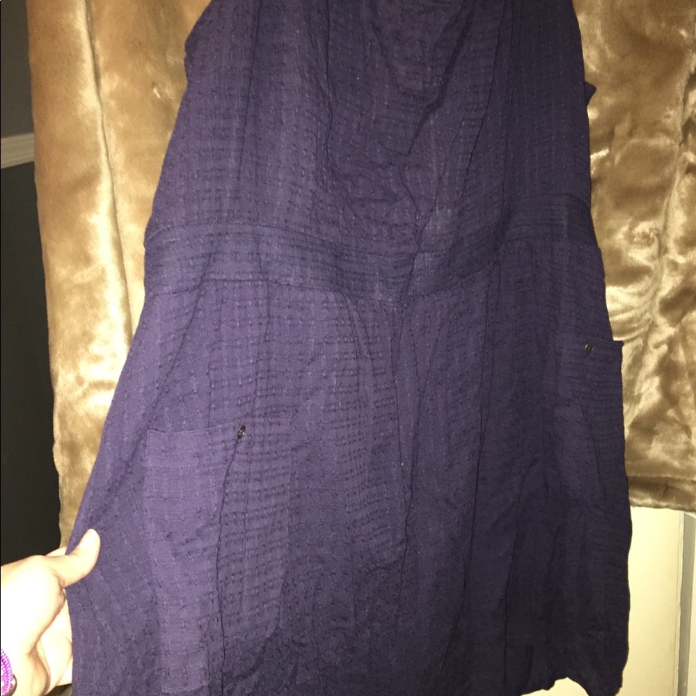 Navy blue sundress